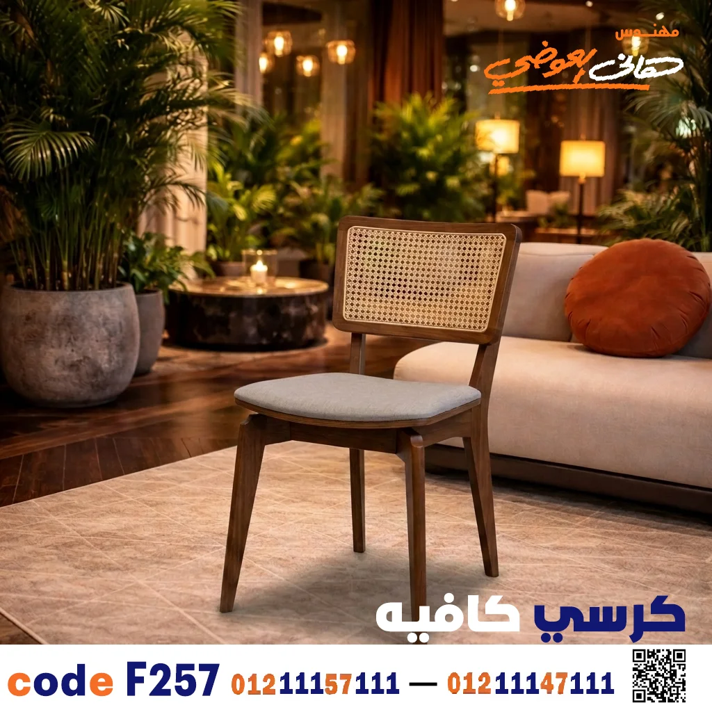 كرسي ضيافة فاخر C-257 من الخشب الزان - أناقة تدوم