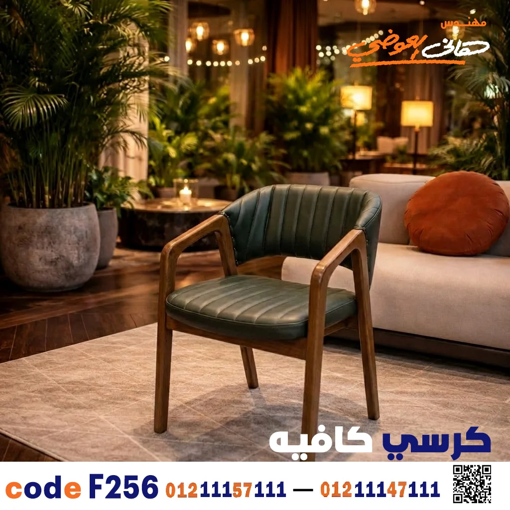 كرسي كافيه ومطعم فاخر خشب زان C-256